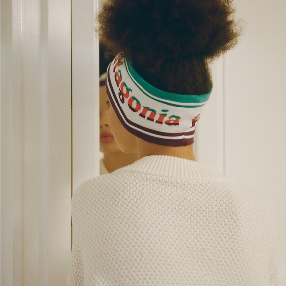 Patagonia Accessories - GREEN+WHITE PATAGONIA HEADBAND
